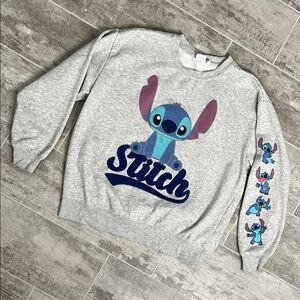 Disney Lilo and Stitch Gray  Sweatshirt